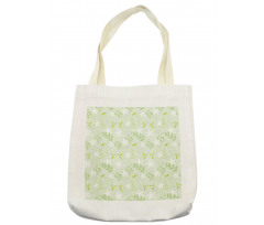 Swirls Floral Branches Tote Bag