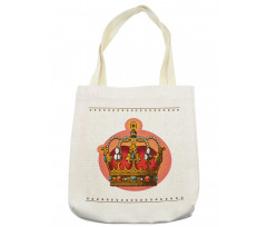 Baroque Crown Coronet Tote Bag