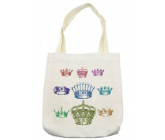 Old Antique Crown Set Tote Bag