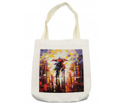 Romantic Painting Couple Tote Bag