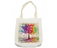 Colorful Spring Tree Tote Bag