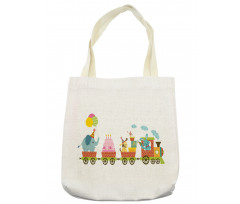 Birthday Cake Animal Tote Bag