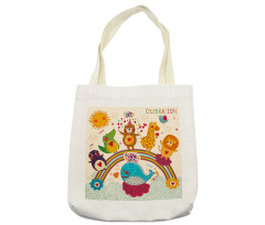 Rainbow Birthday Tote Bag