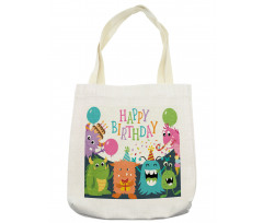 Monster Birthday Tote Bag