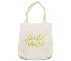 Bride Party Lettering Tote Bag