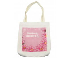 Abstract Petals Dots Tote Bag