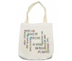 Gaelic Ornament Patterns Tote Bag