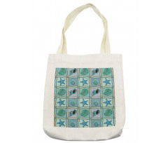 Marine Pattern Tote Bag