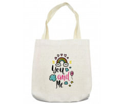 Rainbow Romance Tote Bag