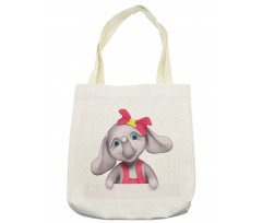 Smiling Girl Tote Bag