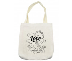 Optimist Message Tote Bag