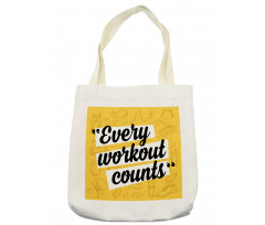 Every Workout Counts Tote Bag