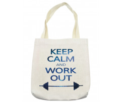 Keep Calm and Work Tote Bag