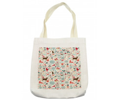 Vintage Xmas Tote Bag