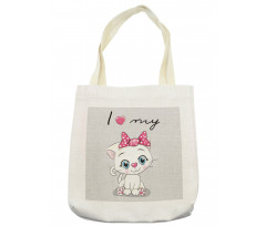 Cartoon Cat Pet Tote Bag