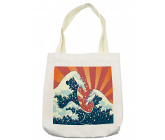 Sunset Surf Water Tote Bag