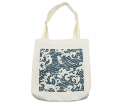 River Storm Retro Tote Bag