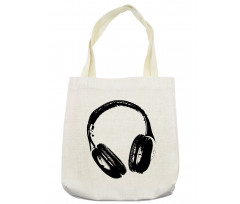Grunge Headphones Fun Tote Bag
