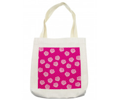 Vintage Roses Love Dot Tote Bag