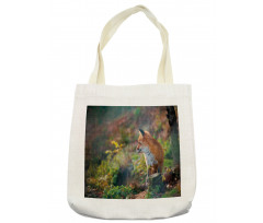 Young Wild Fox in Woodland Tote Bag