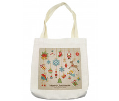 Xmas Holiday Tote Bag