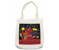 Monster Funny Characters Tote Bag