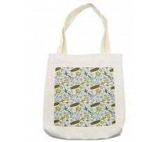 Summer Surfers and Plants Tote Bag