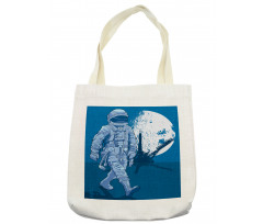 Walking on the Moon Tote Bag