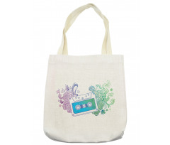 Audio Cassette Tape Tote Bag