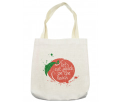 Soft Fruit Quirky Words Tote Bag