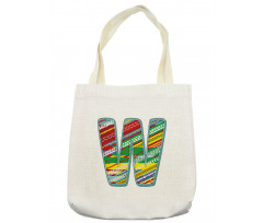 W Boho Eastern African Tote Bag