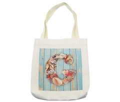 Pale Wooden Background Tote Bag