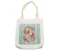 S Seashells Nautical Tote Bag