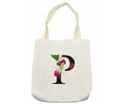 Lady Slipper Flower Tote Bag