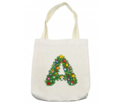 Winter Festivity Font Tote Bag