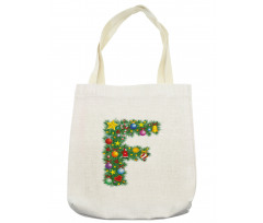 Chirstmas Bells Santa Tote Bag