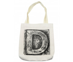 Alphabet Character Art Tote Bag