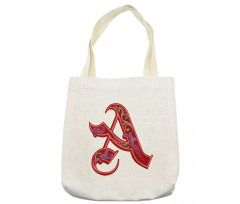 Classic Ornate Initial Tote Bag