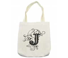 Noble Royal Initials J Tote Bag