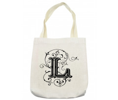 Ornate Capital L Art Tote Bag