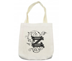 Calligraphic Capital Z Tote Bag