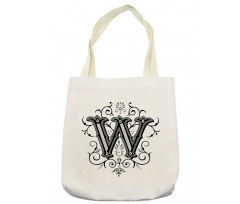 Abstract Ornamental W Tote Bag