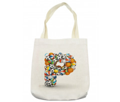 Game Sports Typography Tote Bag