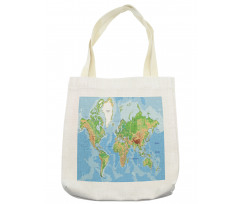 Topographic Education Tote Bag