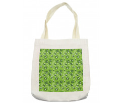 Tea Time Daisy Blooms Tote Bag