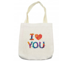 Watercolor Phrase Tote Bag