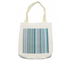 Vertical Straight Line Tote Bag