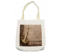 Nautical Anchor Fishing Net Tote Bag