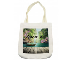 Idyllic Themed Boat Tote Bag