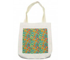 Comic Fun Faces Tote Bag